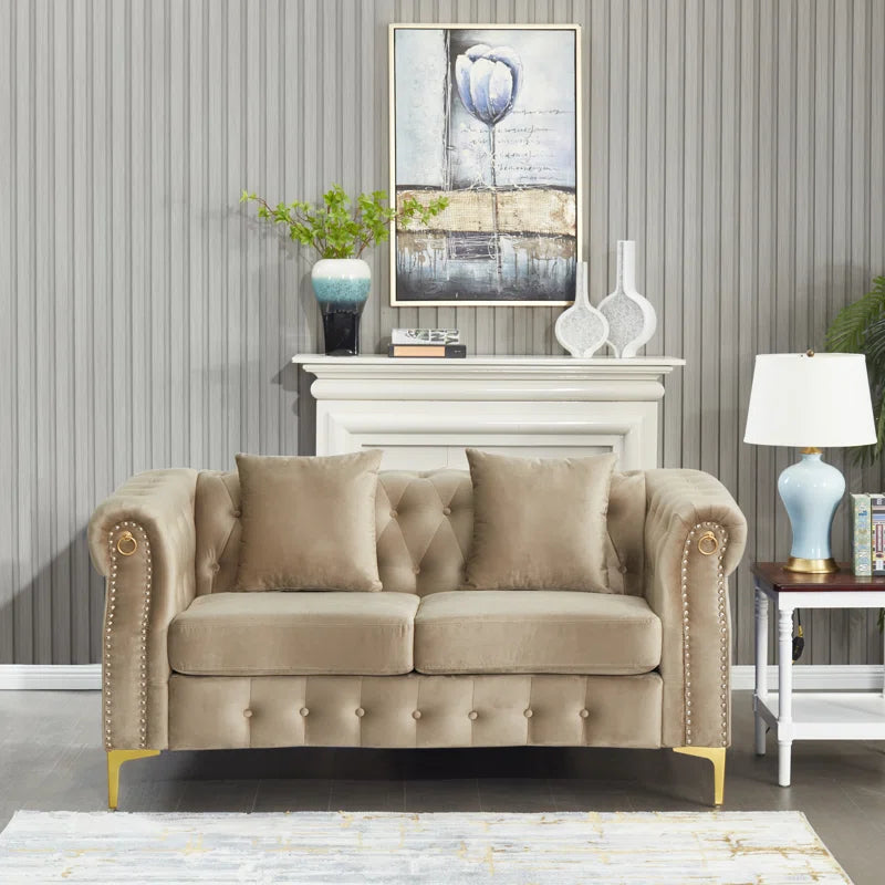 Frotten 65'' Velvet Loveseat