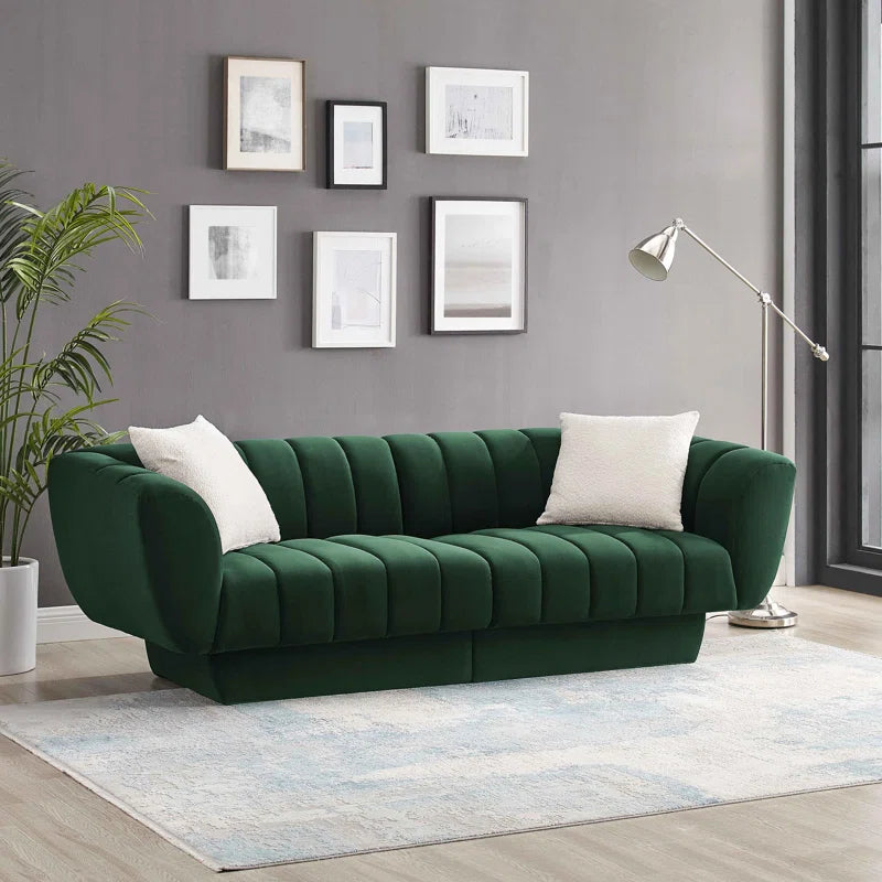 MINIMORE Modern Style 88.2'' W Charlotte 3Seater Chesterfield Sofa