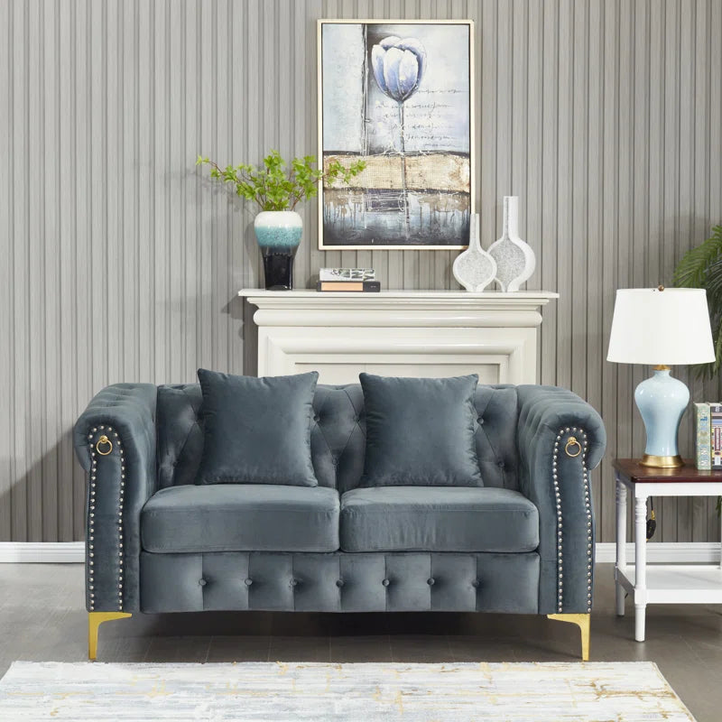 Frotten 65'' Velvet Loveseat