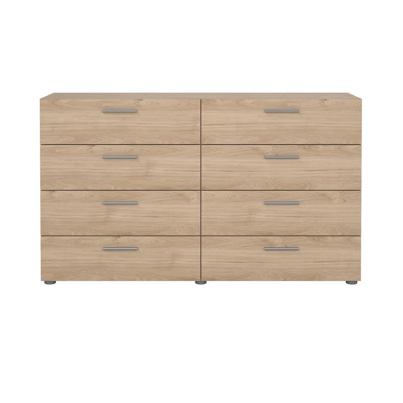Gianna 8 Drawer 55.12" W Double Dresser