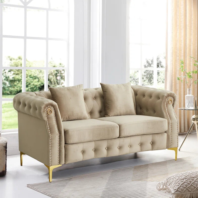 Frotten 65'' Velvet Loveseat