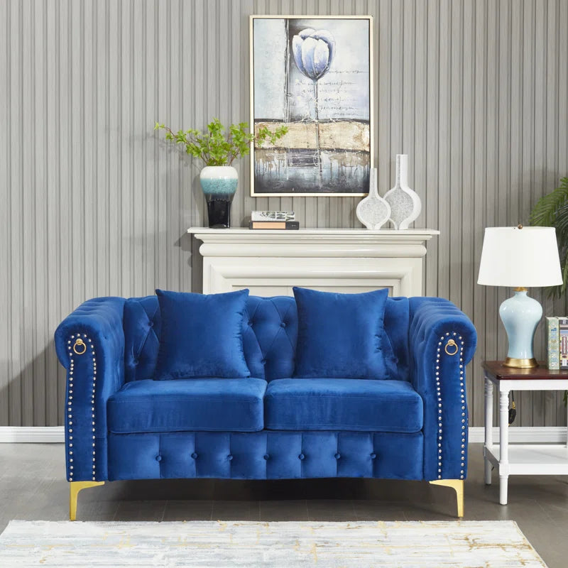 Frotten 65'' Velvet Loveseat