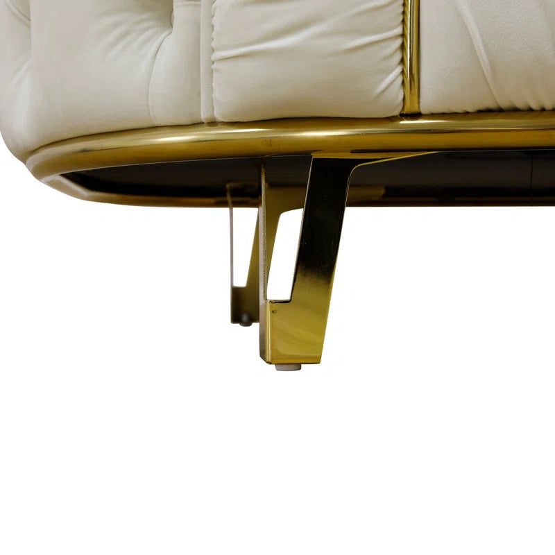 Verx-Flannelette Classic Chesterfield Sofa