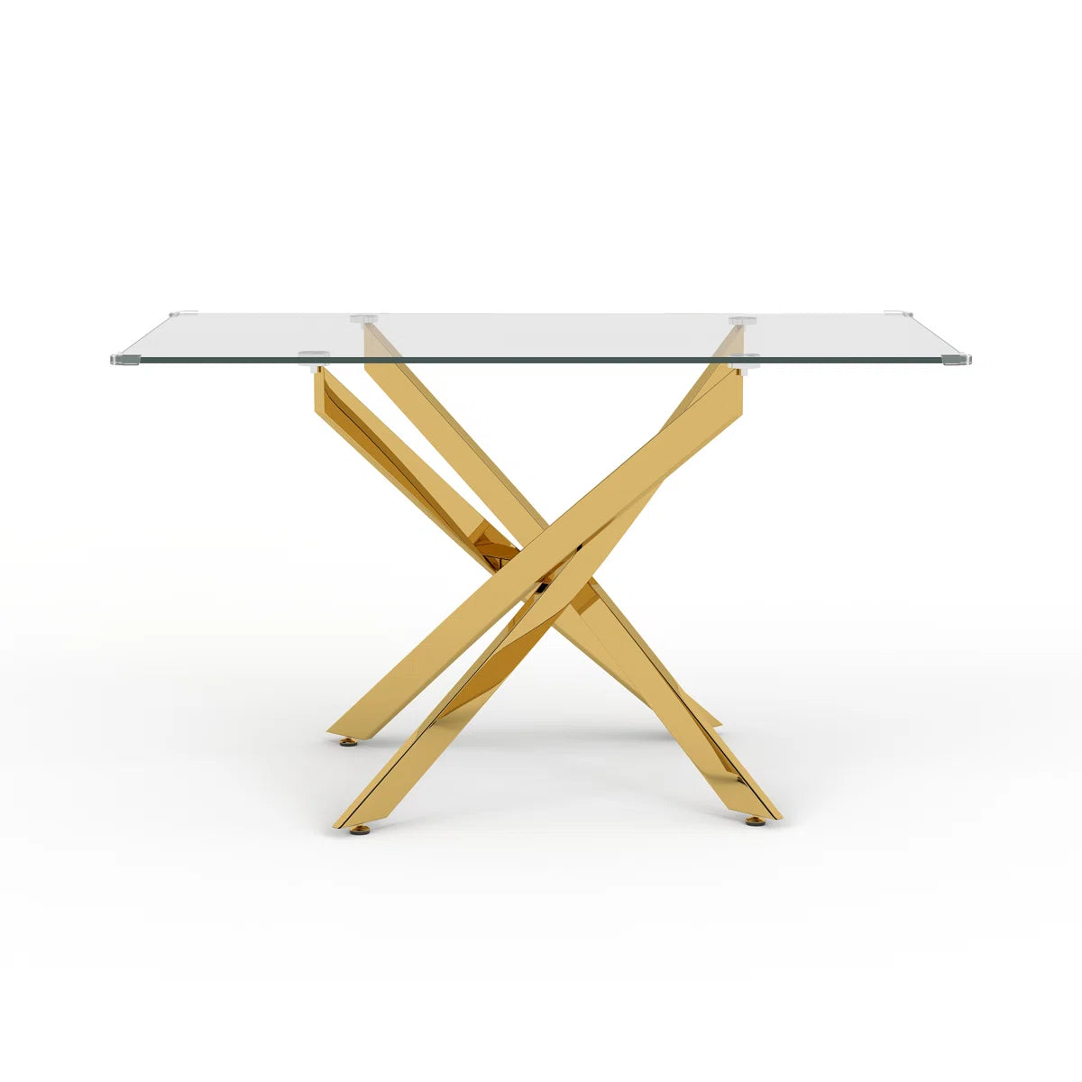Arlen Glass Pedestal Dining Table