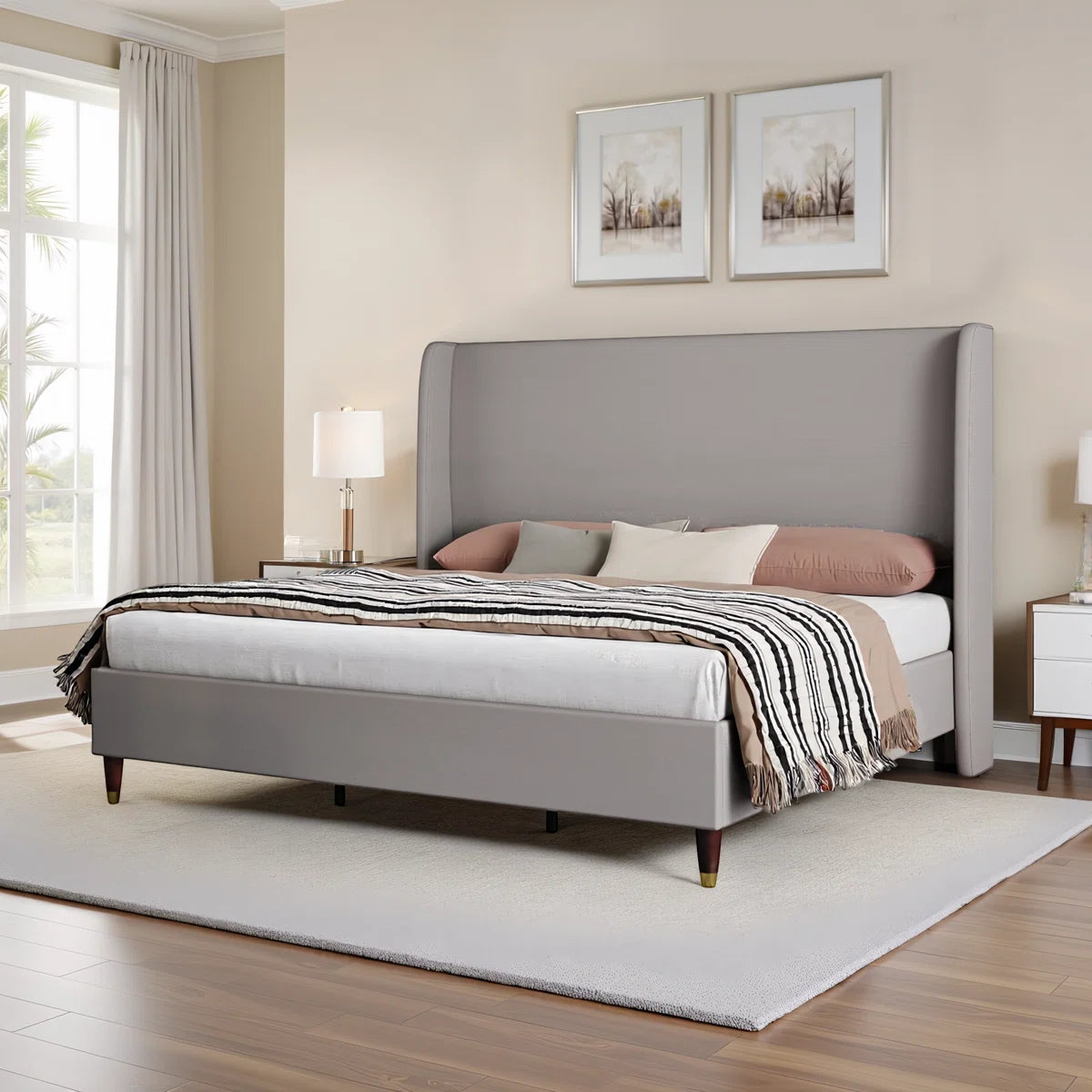 Calia Upholstered Platform Bed