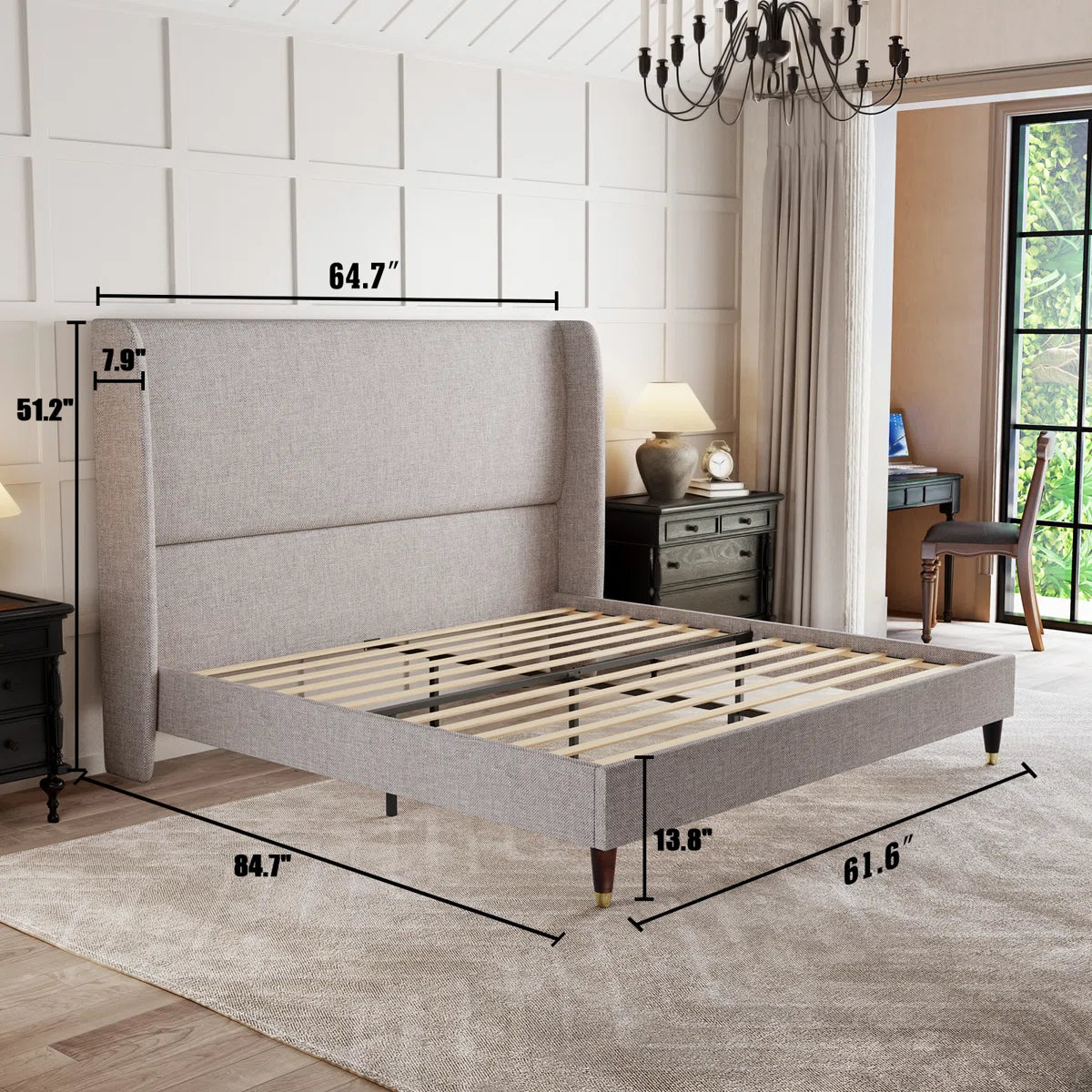 Calia Upholstered Platform Bed