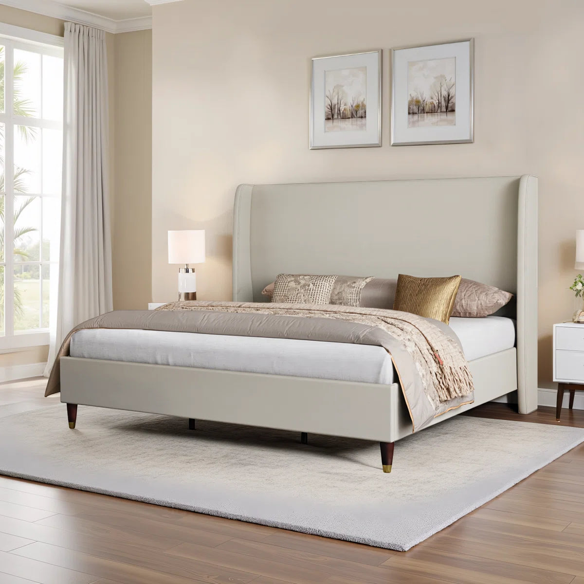 Calia Upholstered Platform Bed