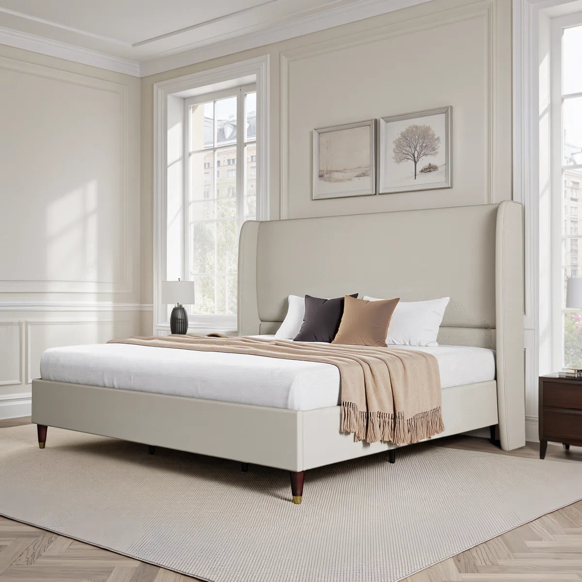 Calia Upholstered Platform Bed