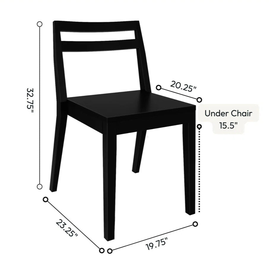 Nolan Wooden Dining Chair Set