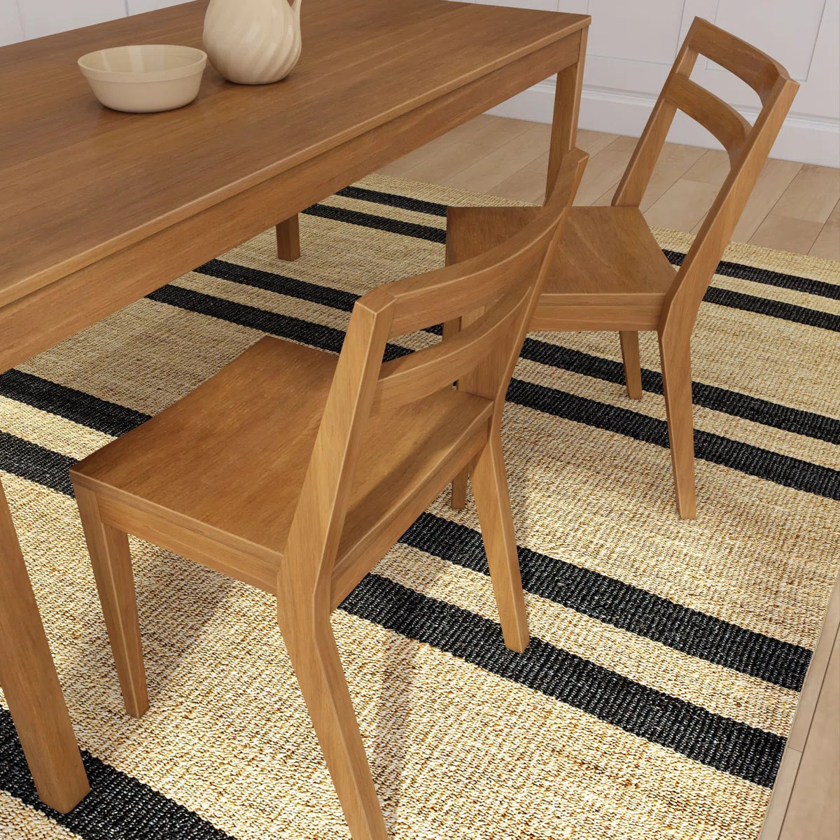 Nolan Wooden Dining Chair Set