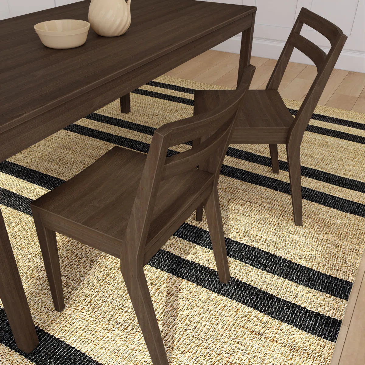 Nolan Wooden Dining Chair Set