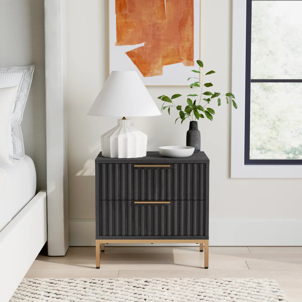 Marcel Fluted Nightstand