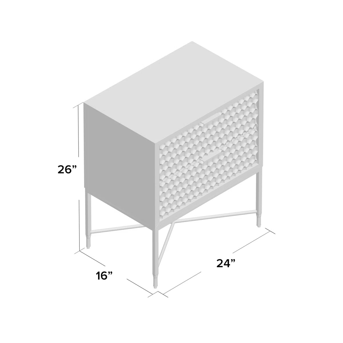 Nexa Honeycomb Nightstand