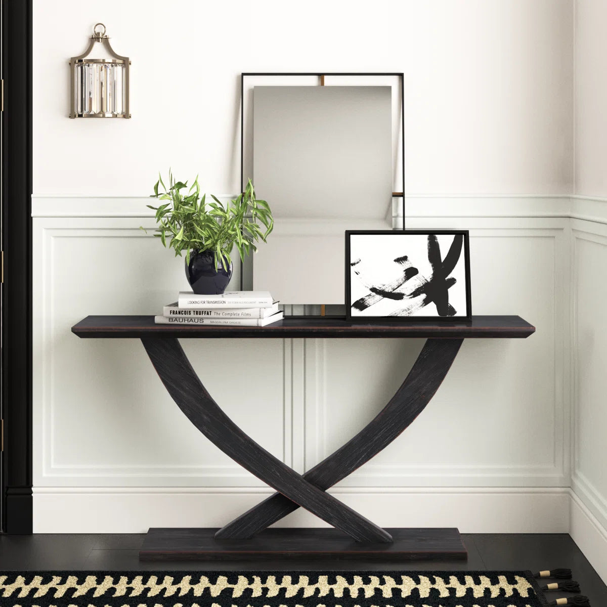 Elara Solid Wood Console Table