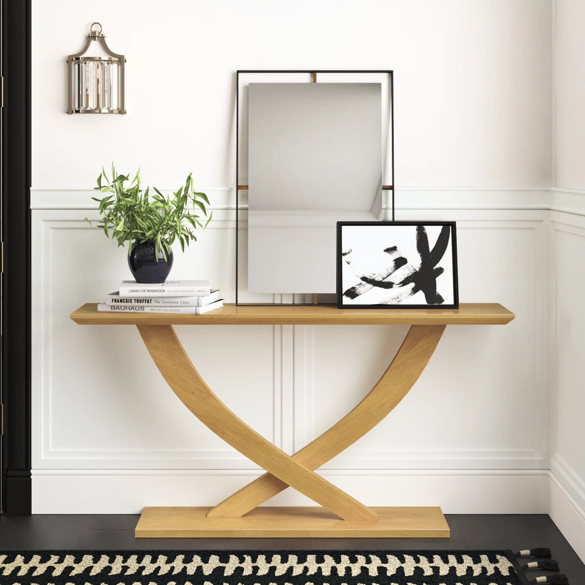 Elara Solid Wood Console Table