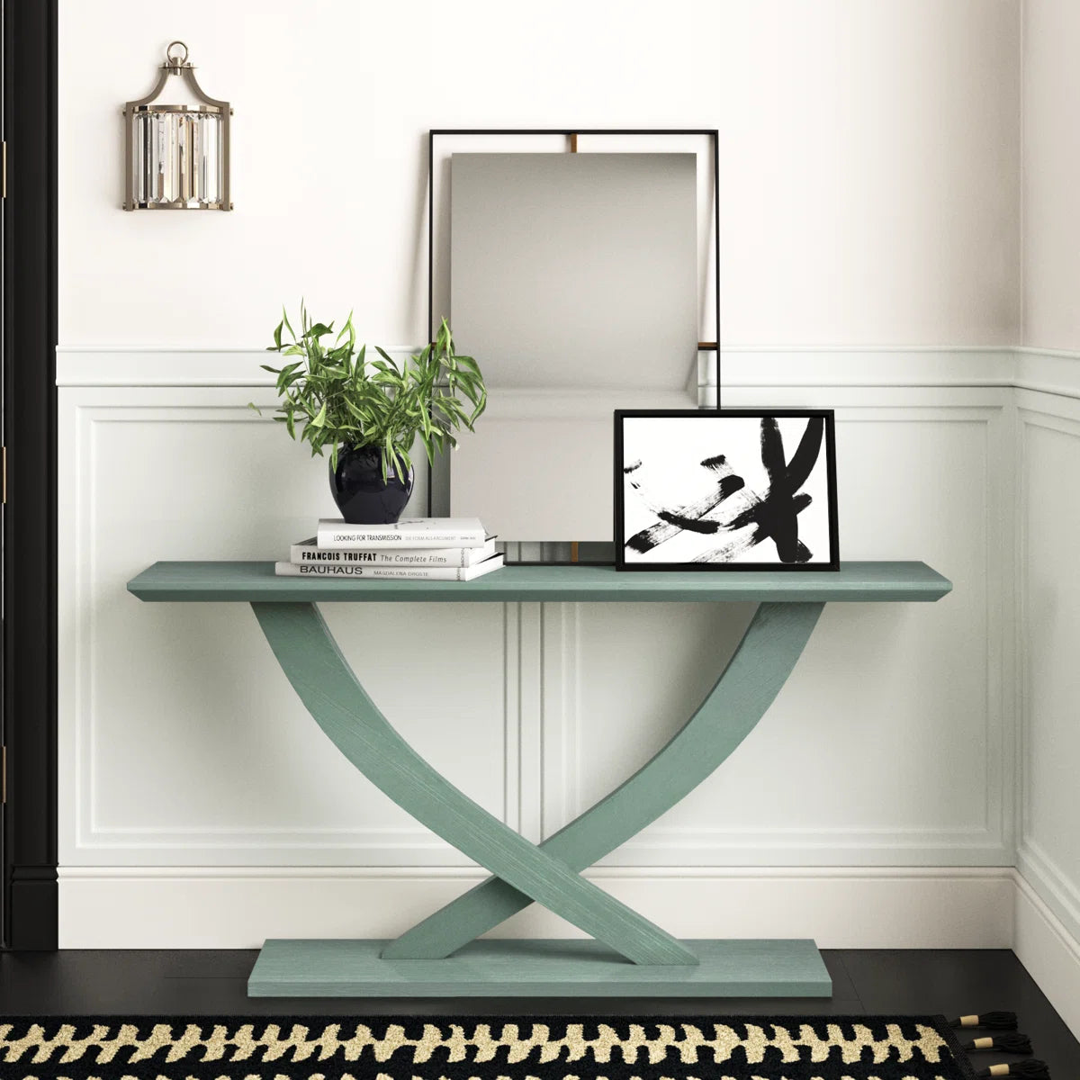 Elara Solid Wood Console Table