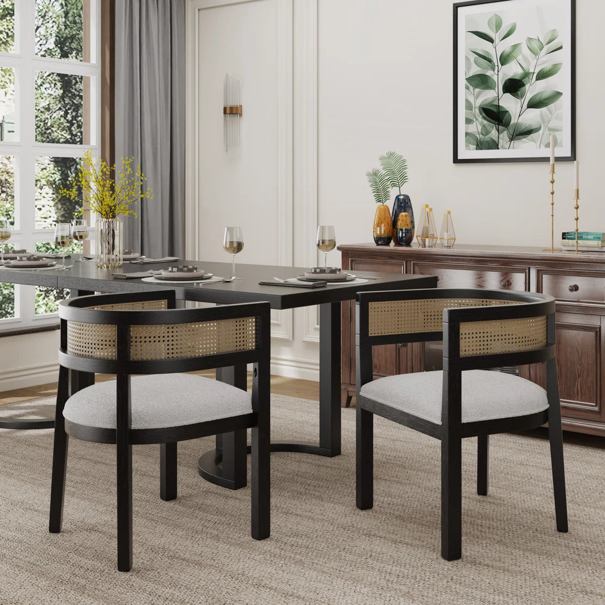 Oraya Rattan Armchair Set
