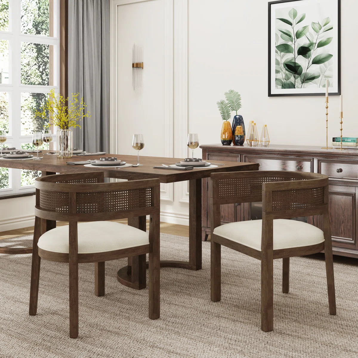 Oraya Rattan Armchair Set