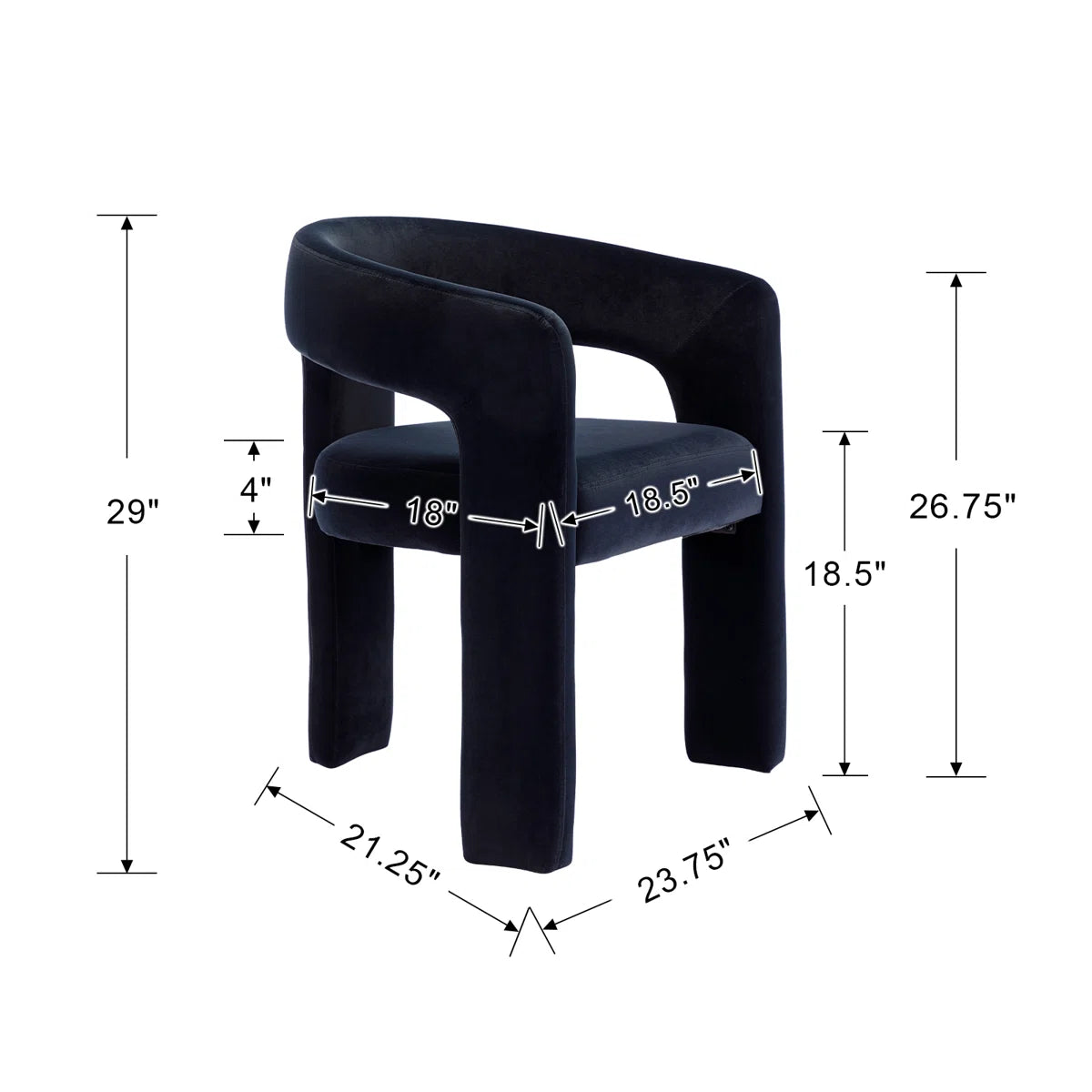 Eris Sculptural Armchair