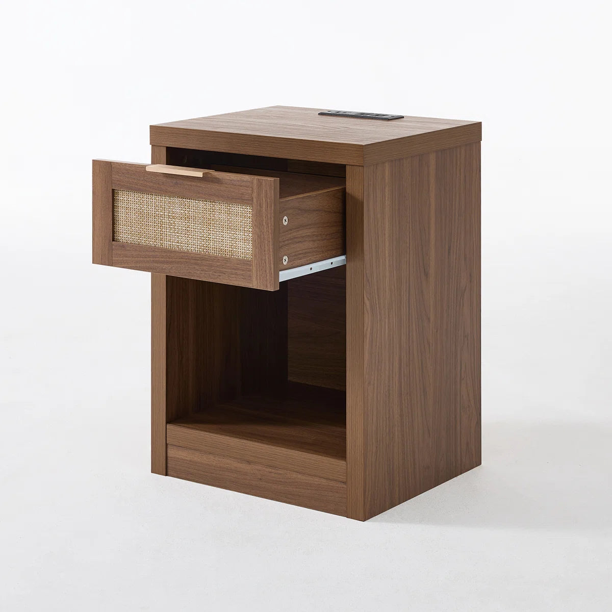 Kaelen Nightstand with Charging Station