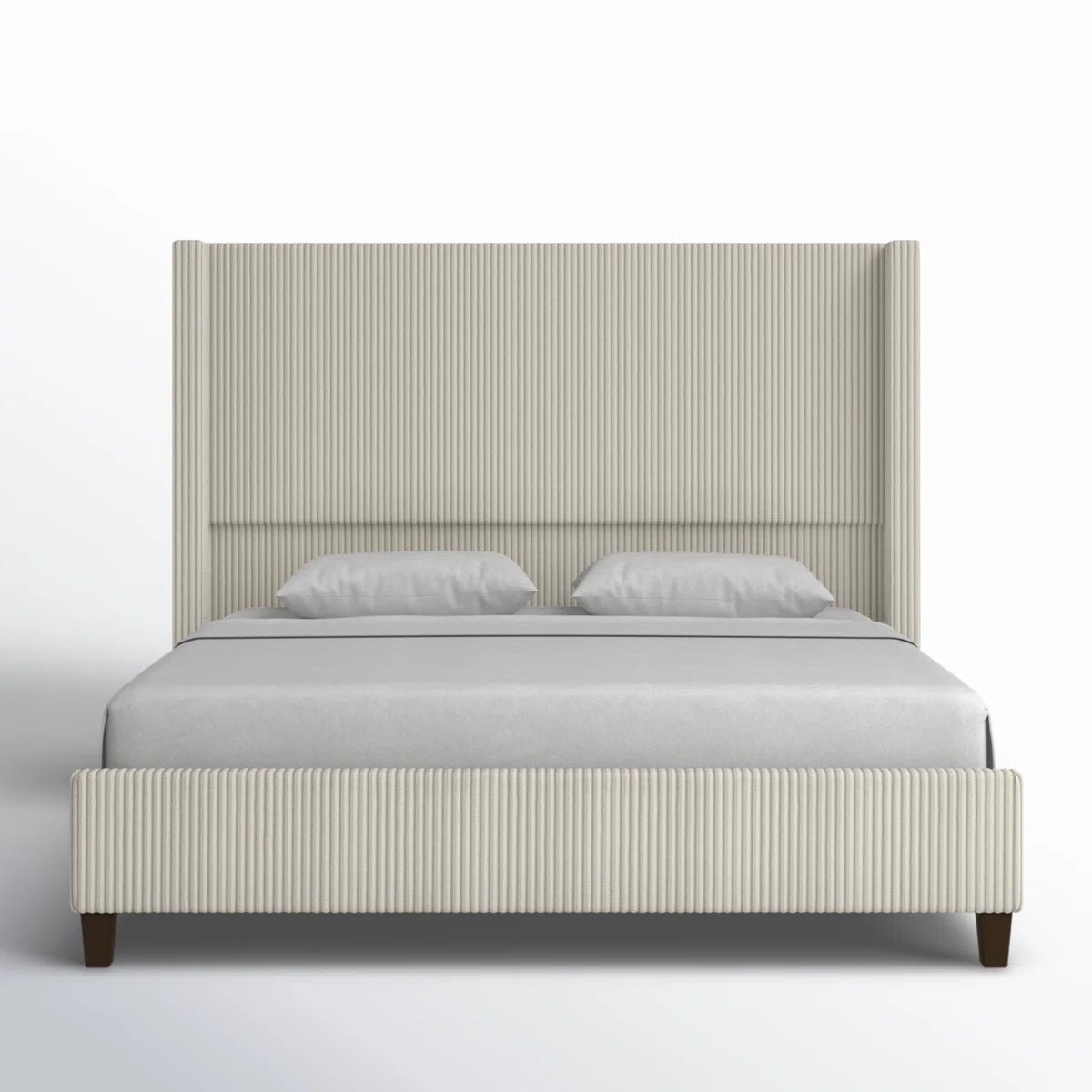 Alvera Wingback Platform Bed