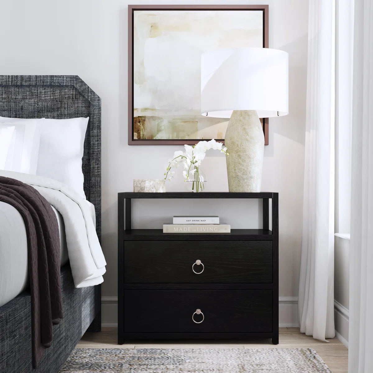 Ceyla 2-Drawer Nightstand