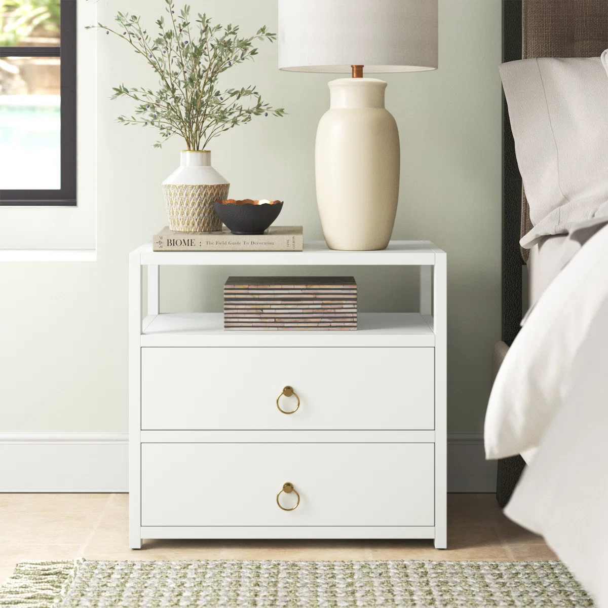 Ceyla 2-Drawer Nightstand