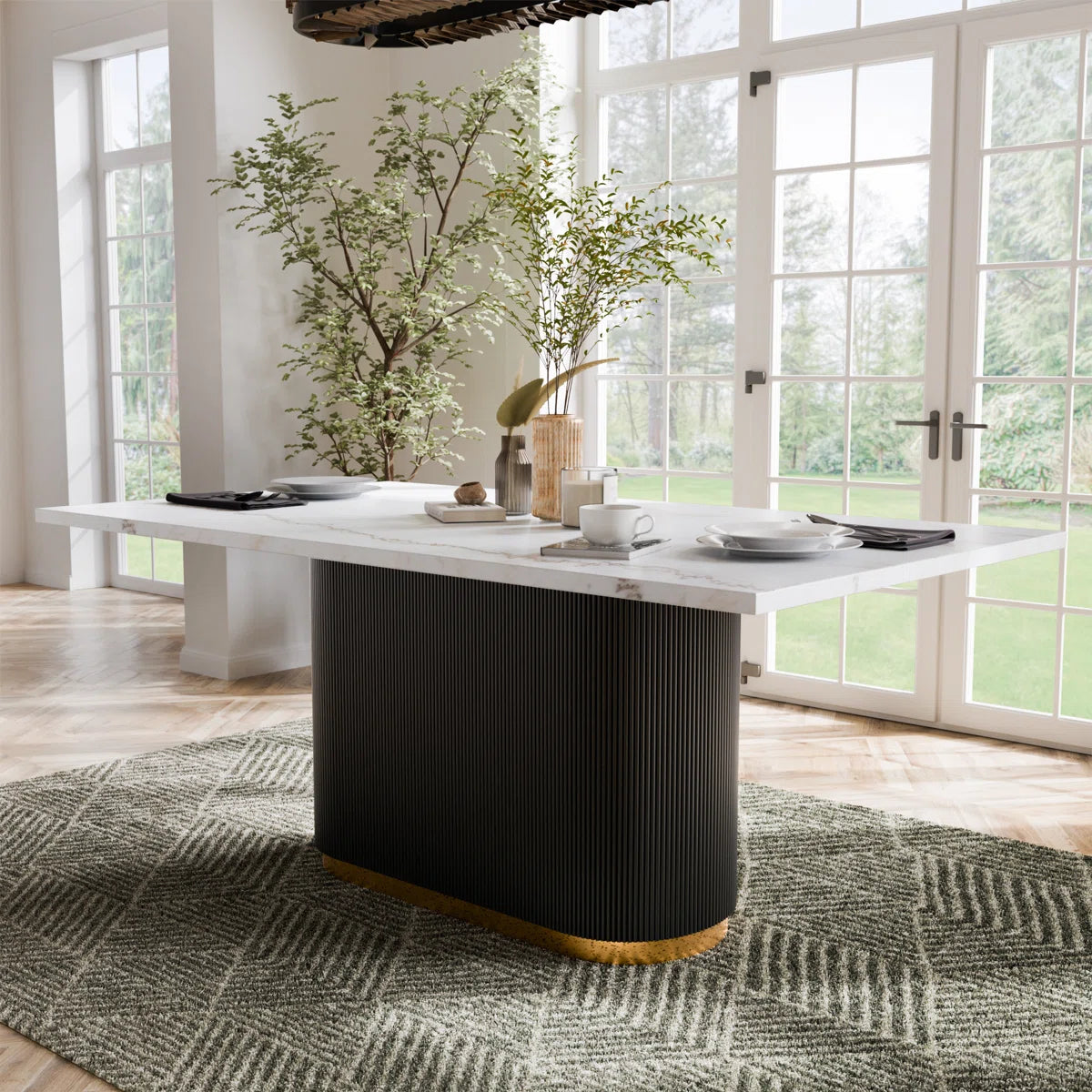Calvera Marble Dining Table
