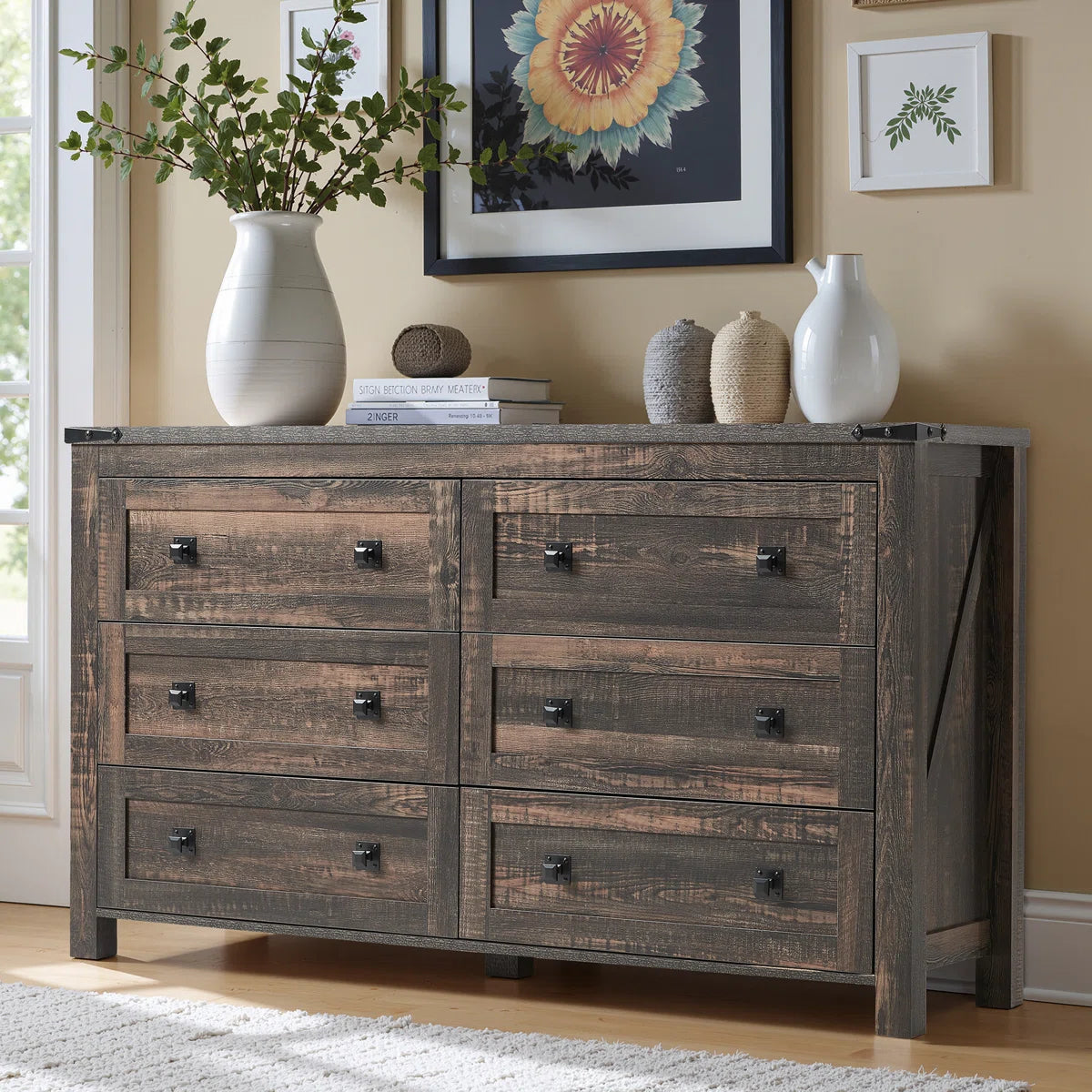 Rustica 6-Drawer Dresser