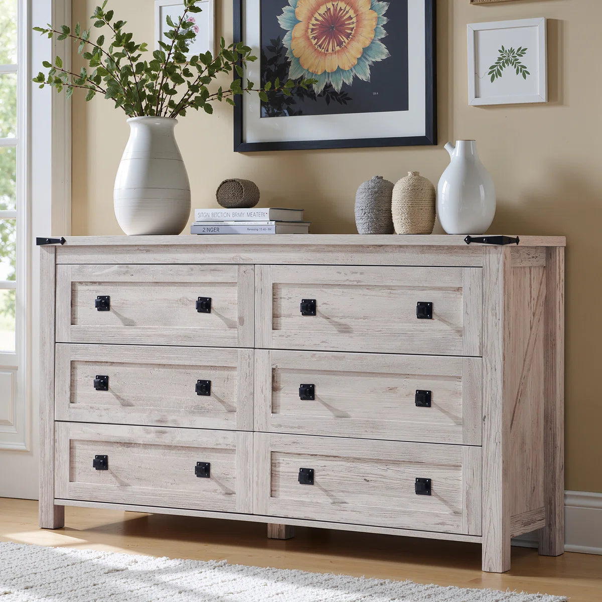 Rustica 6-Drawer Dresser
