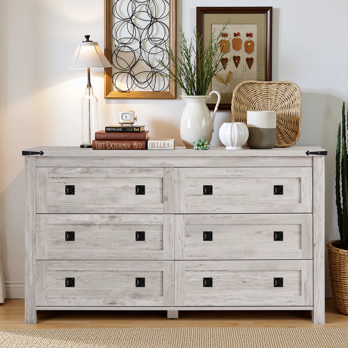 Rustica 6-Drawer Dresser