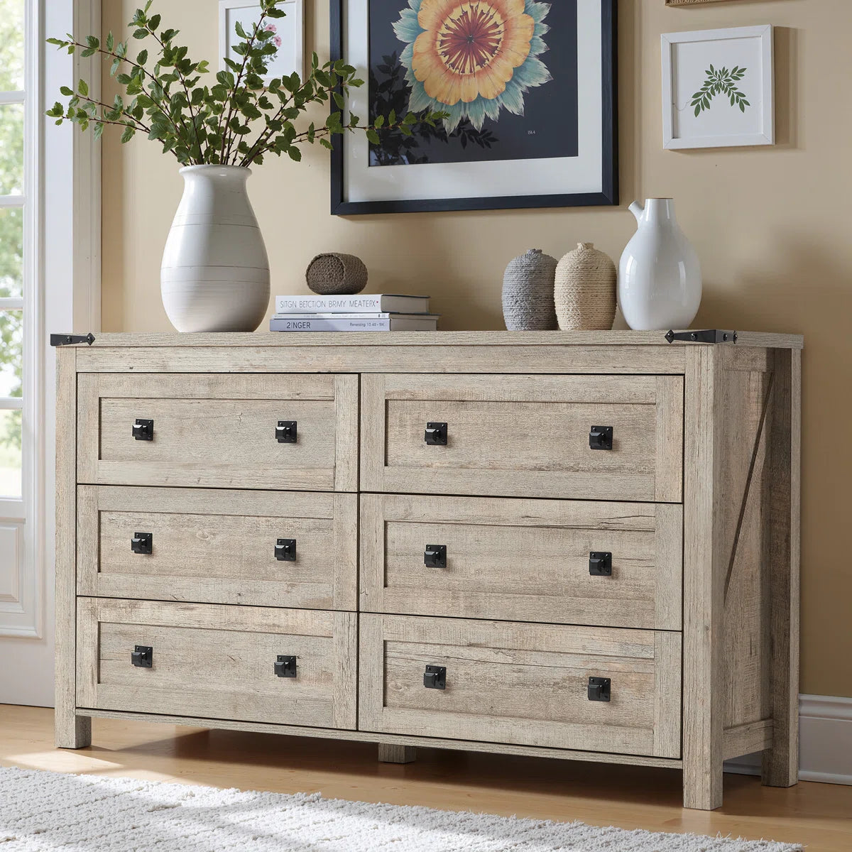 Rustica 6-Drawer Dresser