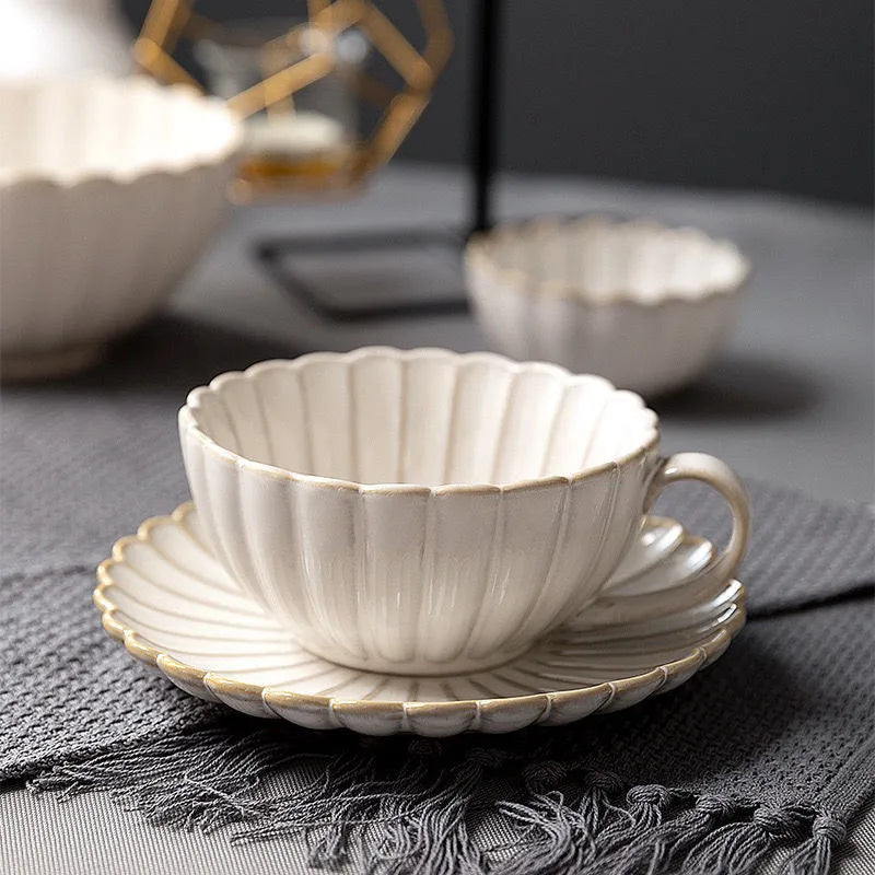 Nivra Ceramic Cup & Saucer Set
