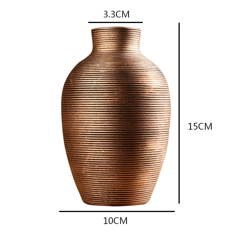 Aureon Bronze Vase
