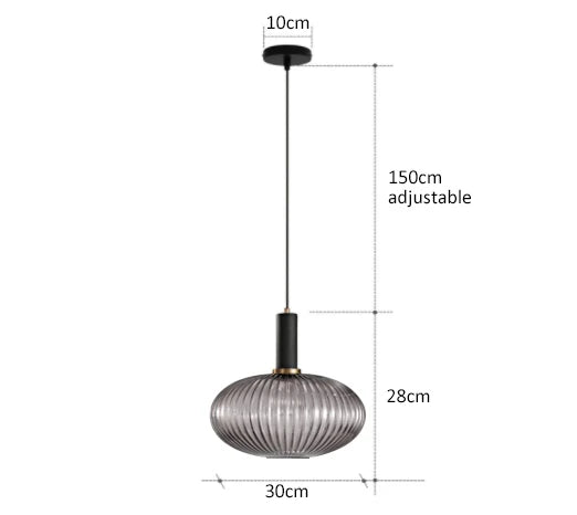 Ravelle Retro Pendant Light