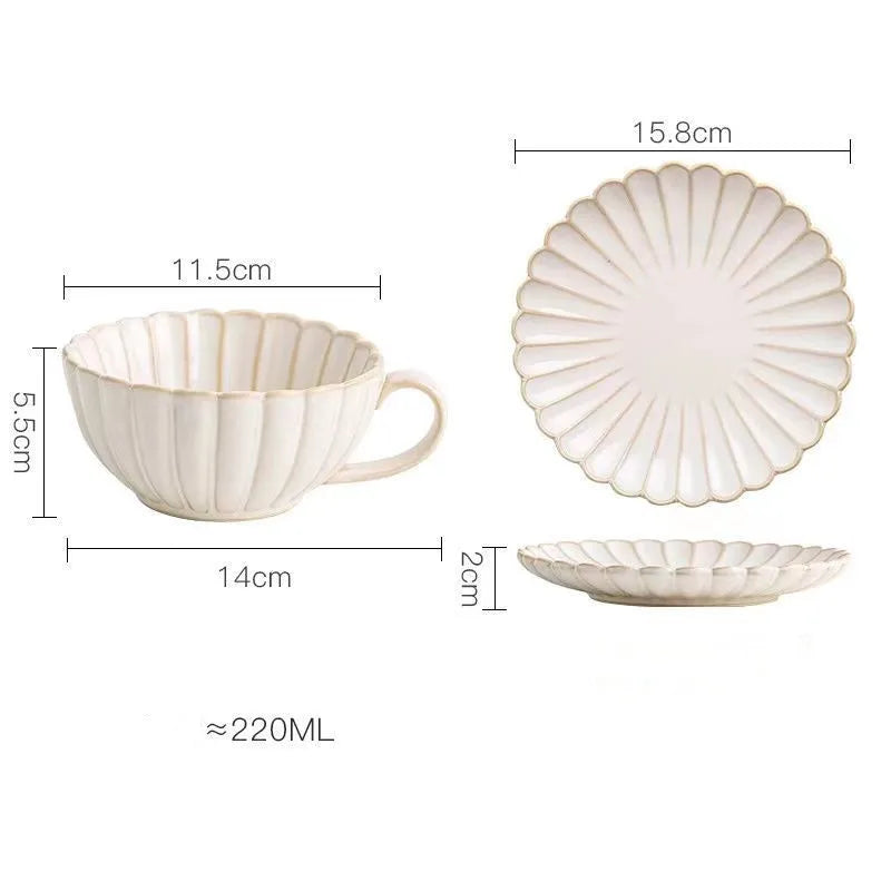 Nivra Ceramic Cup & Saucer Set