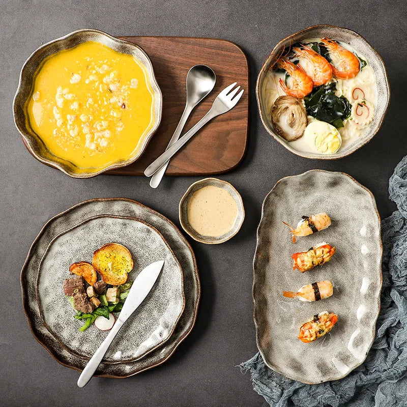 Kaelen Stoneware Dish Set