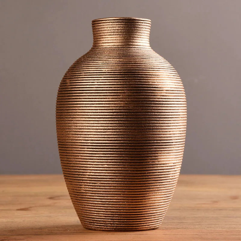 Aureon Bronze Vase