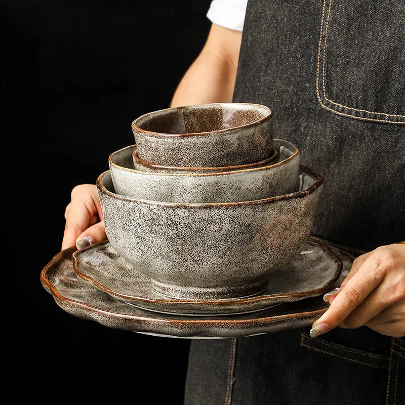 Kaelen Stoneware Dish Set