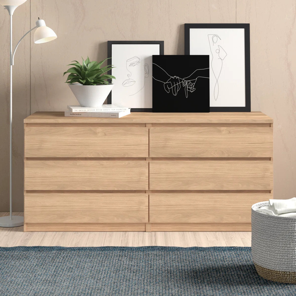Noira 6-Drawer Double Dresser