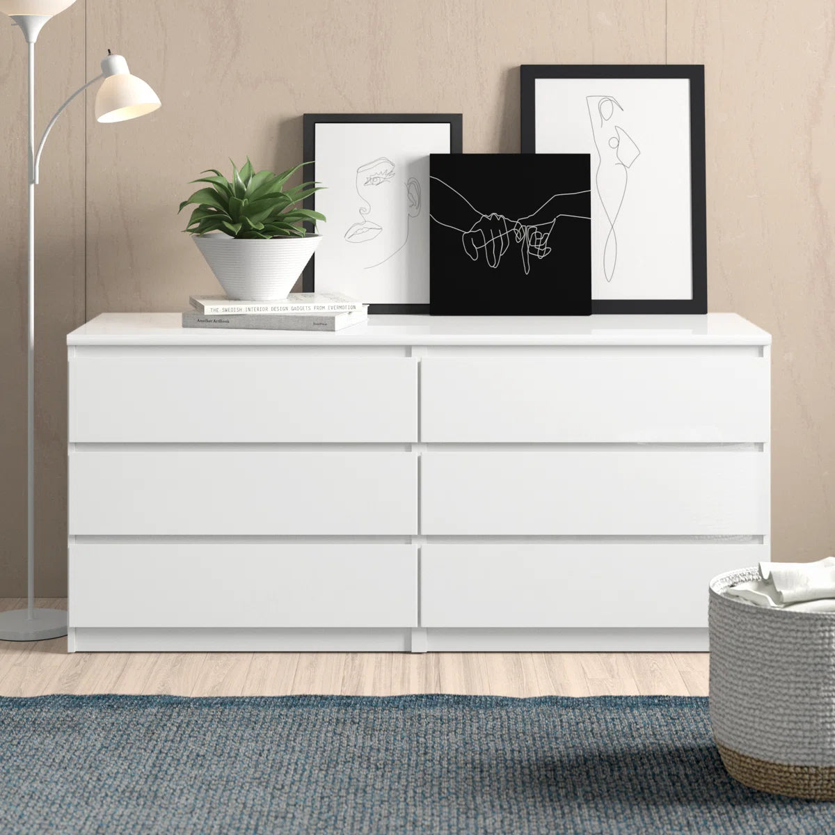 Noira 6-Drawer Double Dresser