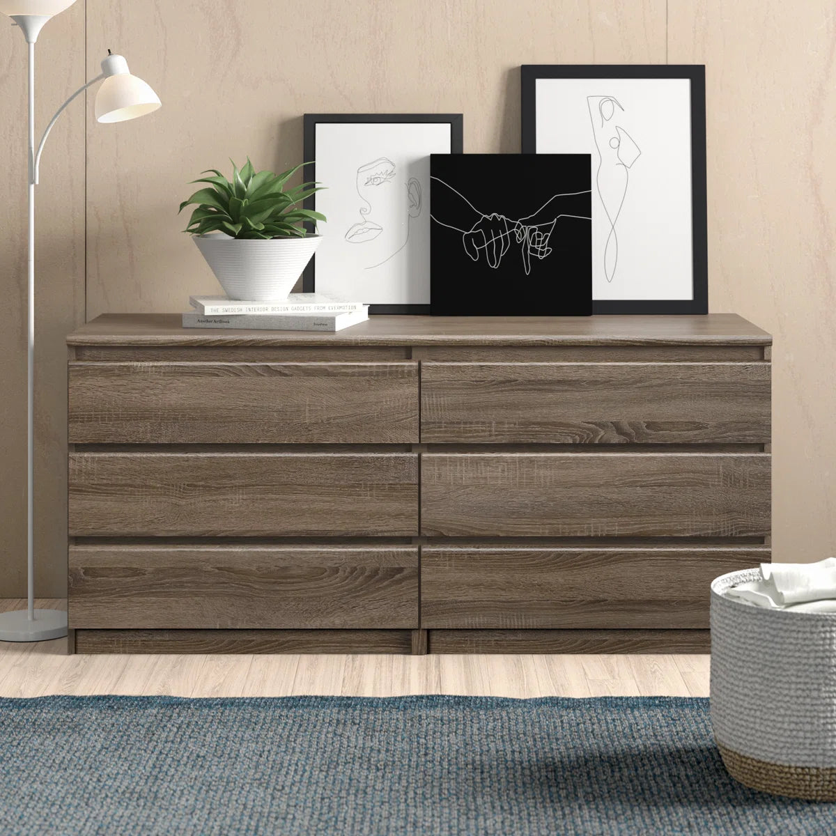 Noira 6-Drawer Double Dresser