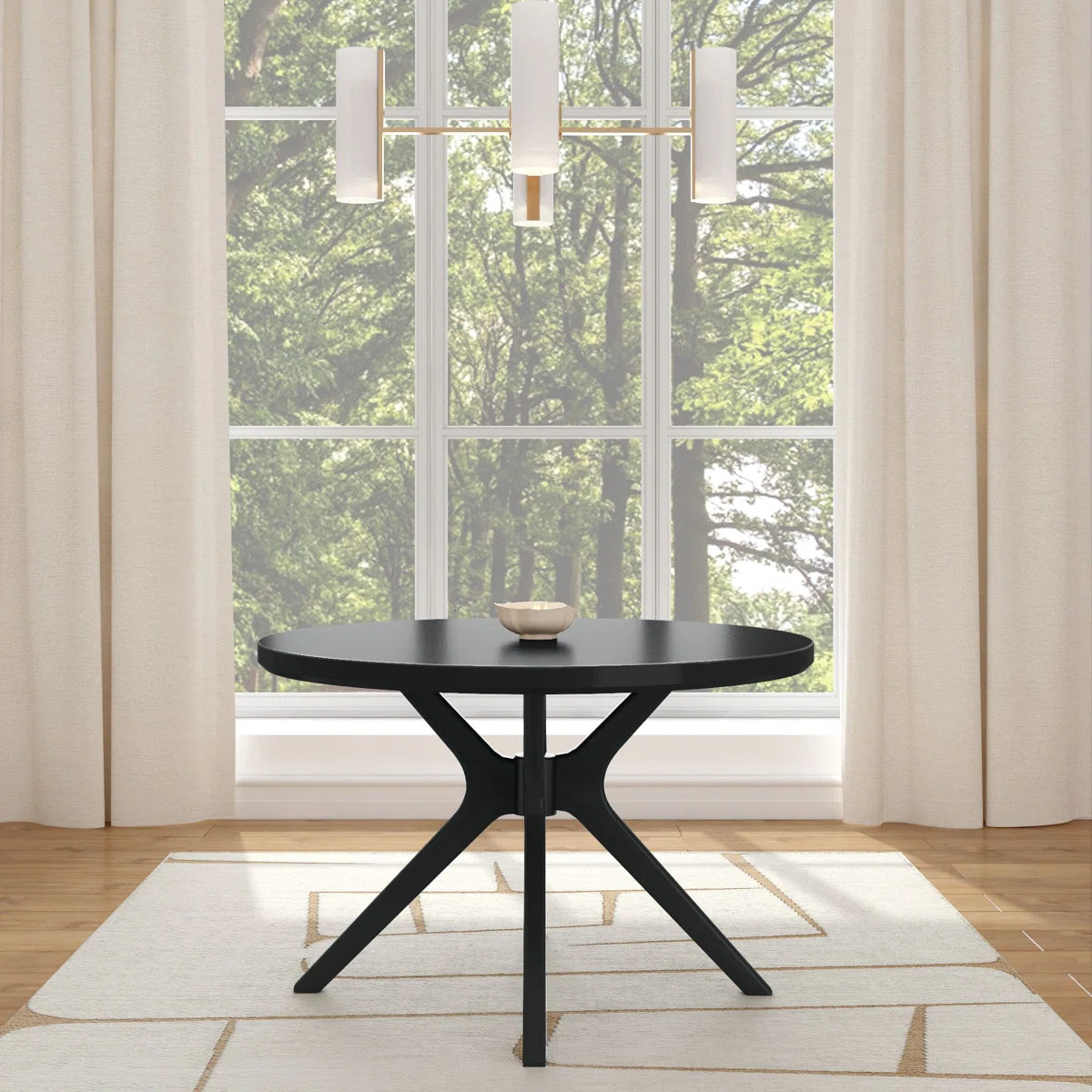 Soren Round Cross-Leg Dining Table