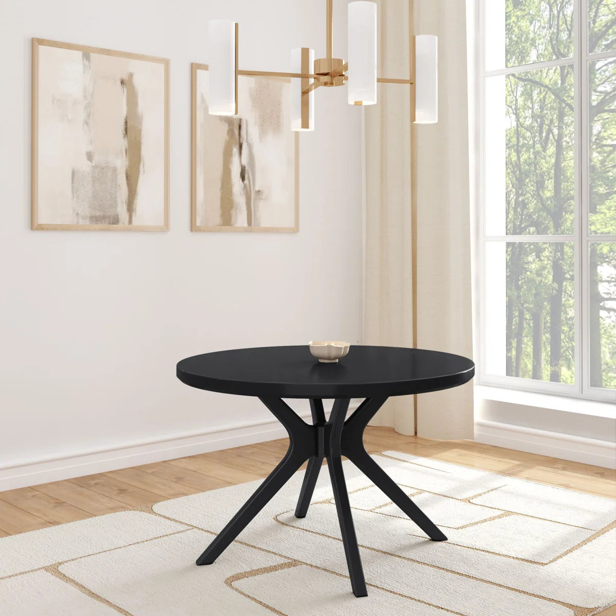 Soren Round Cross-Leg Dining Table