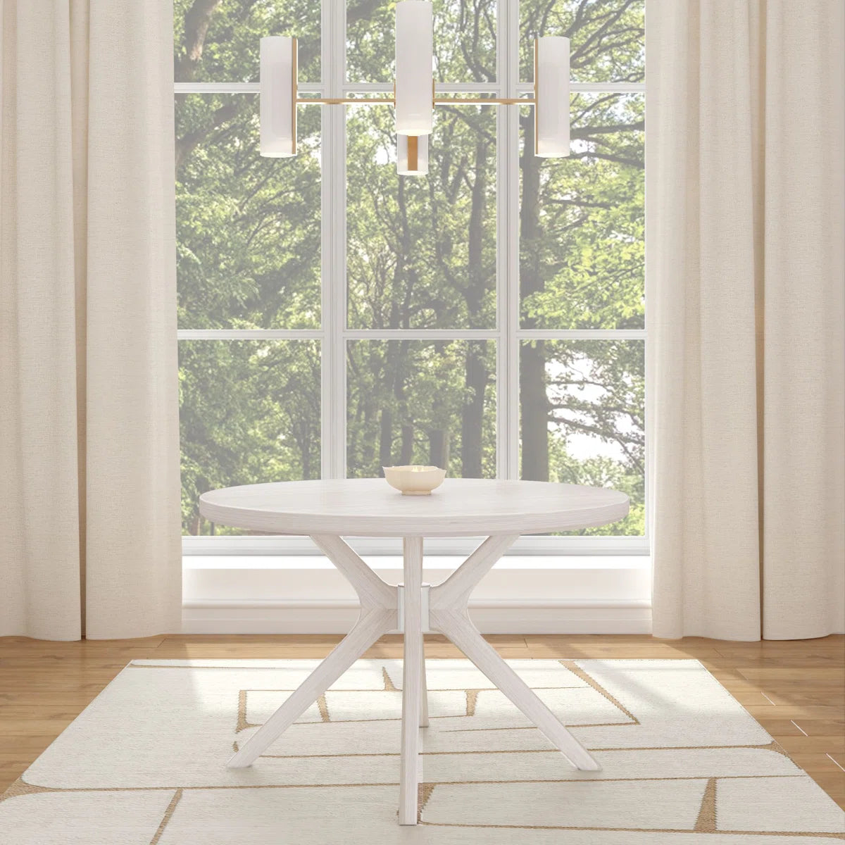 Soren Round Cross-Leg Dining Table