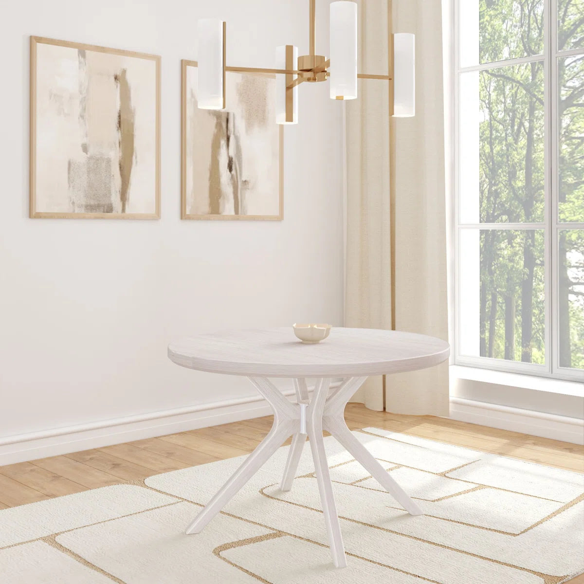 Soren Round Cross-Leg Dining Table