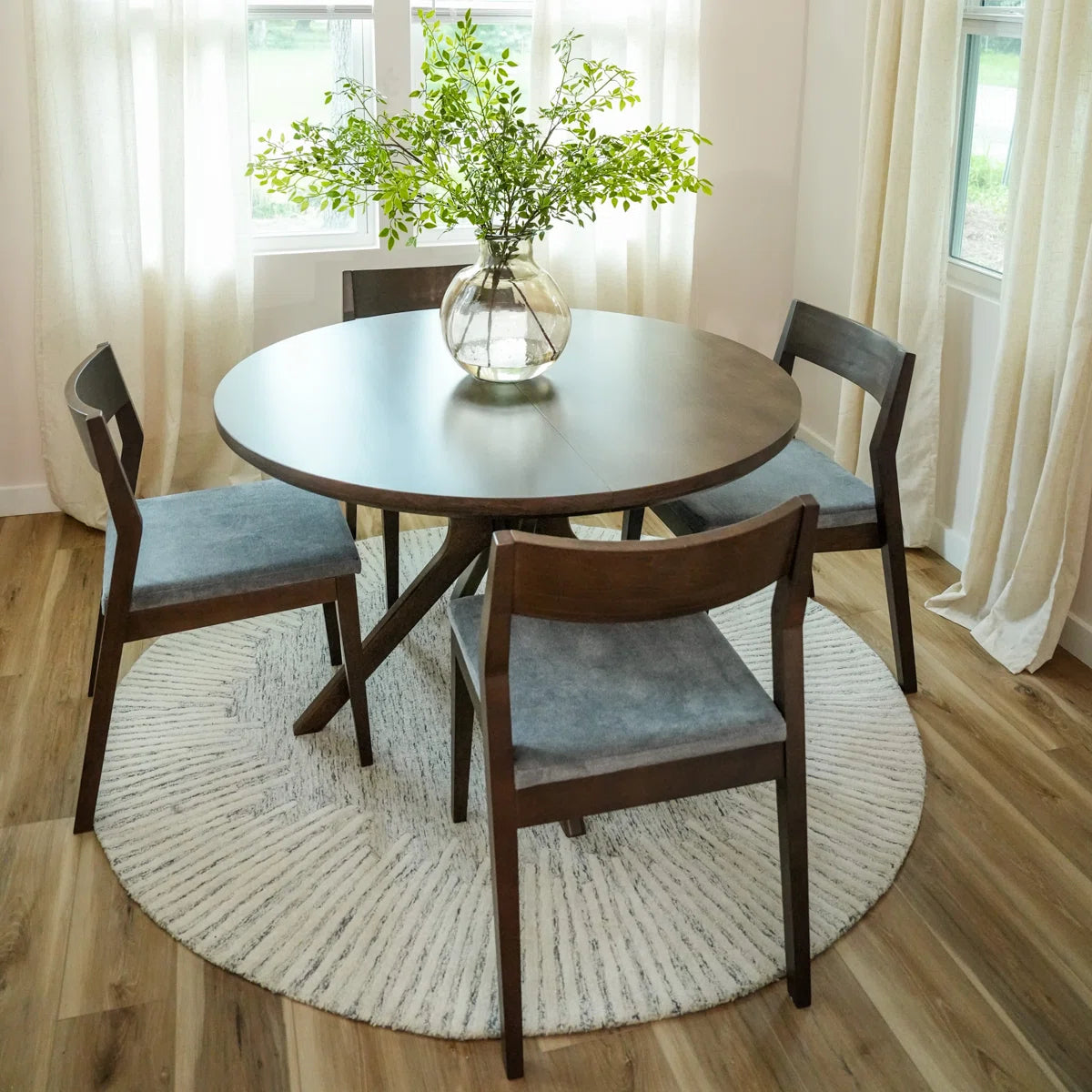 Soren Round Cross-Leg Dining Table