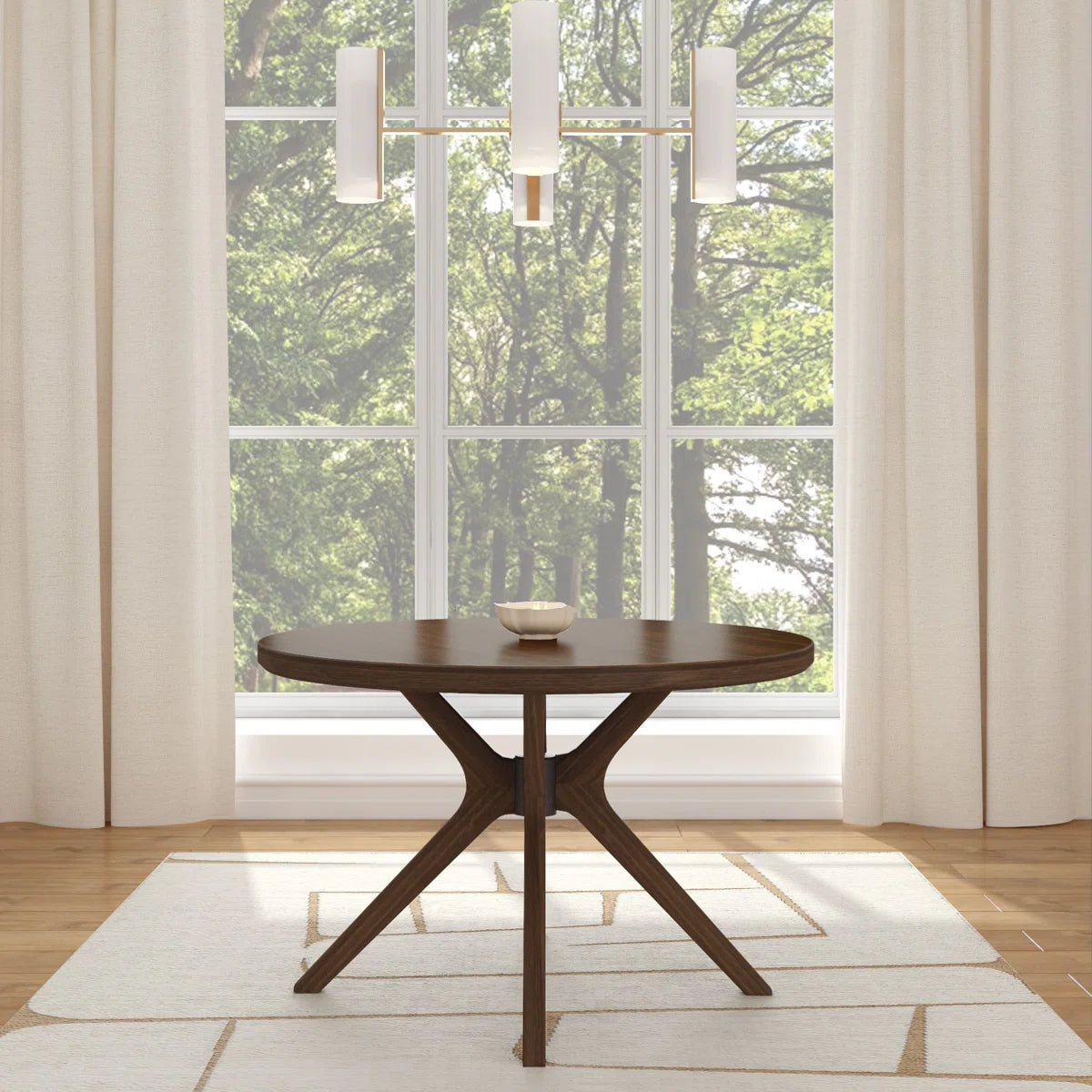 Soren Round Cross-Leg Dining Table