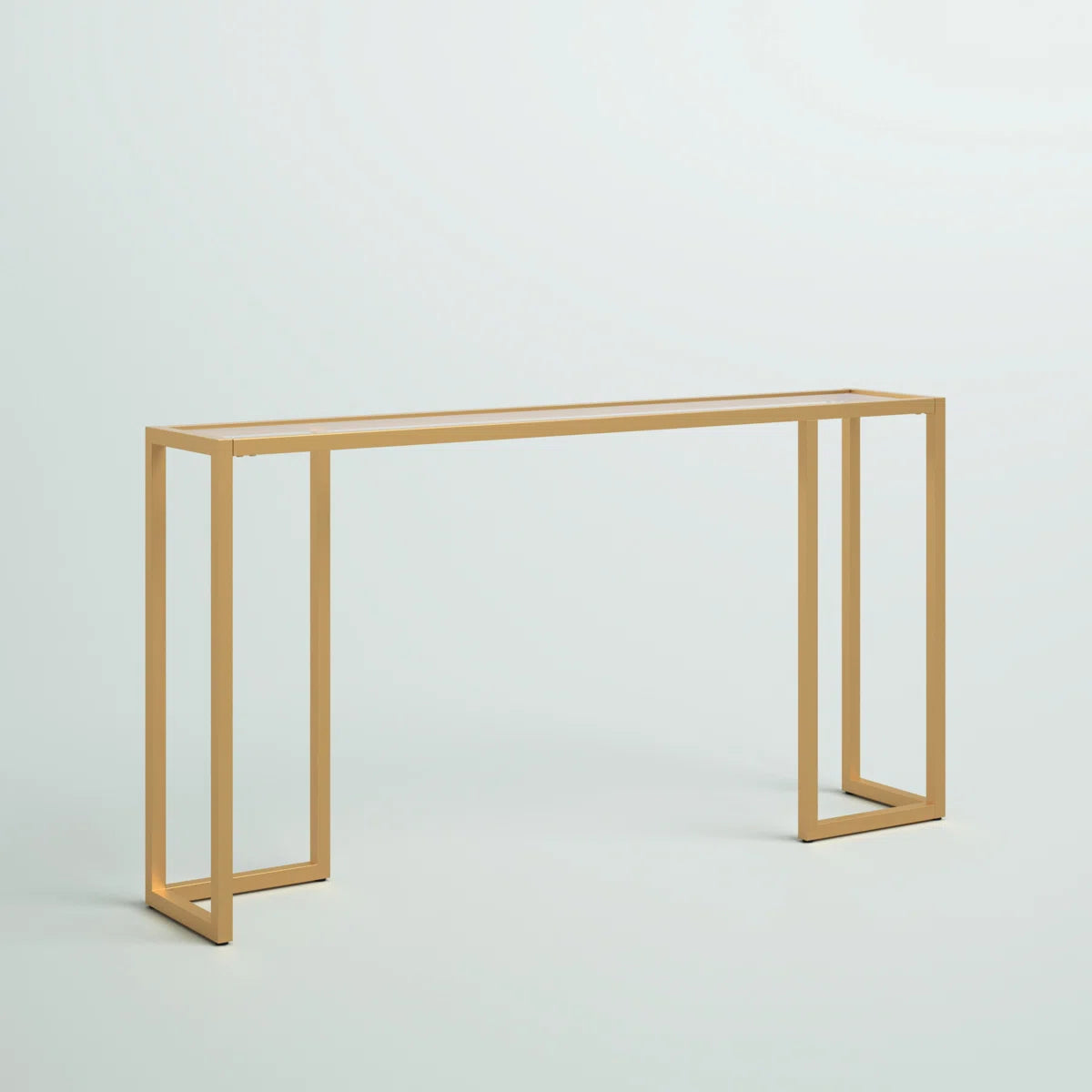 Lucent Glass Console Table