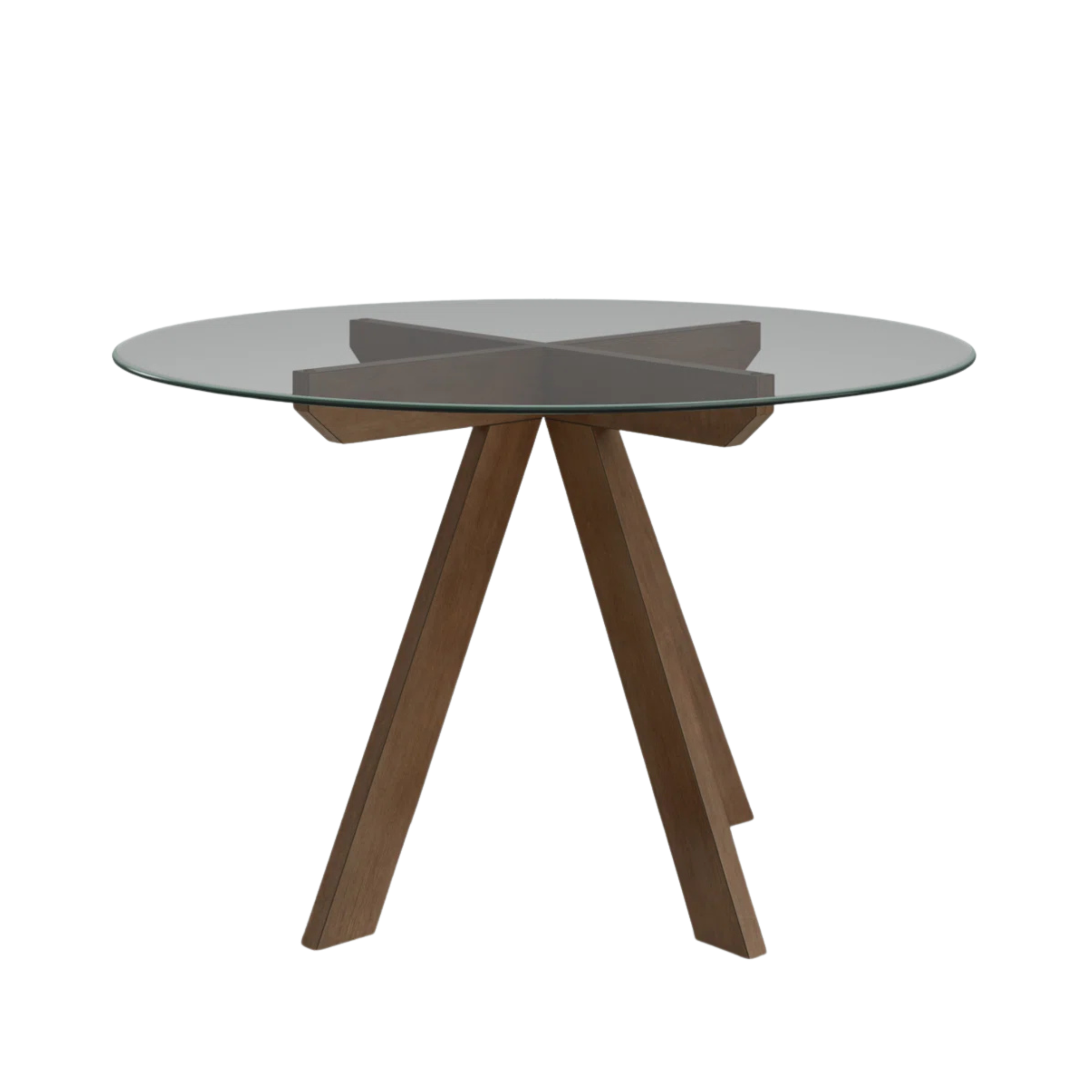 Marcel Round Glass Dining Table